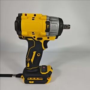 Yellow and Black Cordless Impact Wrench